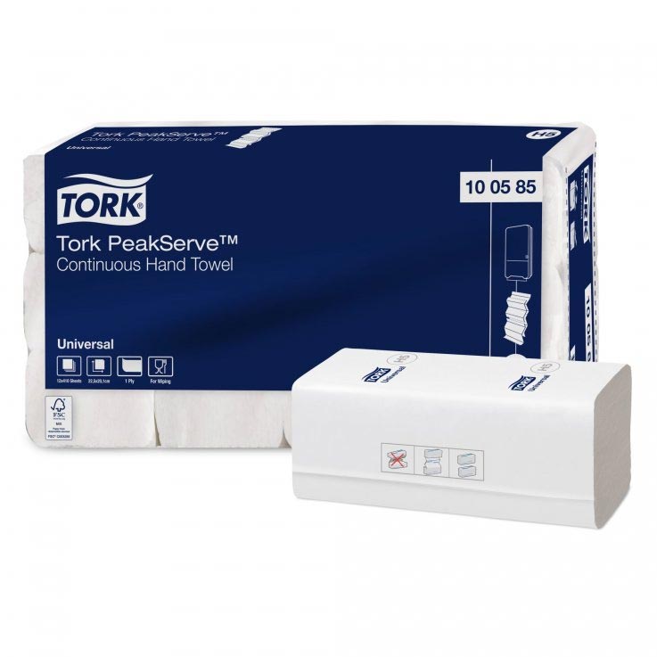 Tork PeakServe papierové utierky (1 kart.- 12ks)