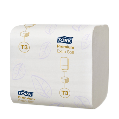 Tork Folded extra jemný toaletný papier (1kart.- 30bal.), 2 vrstvový, biely