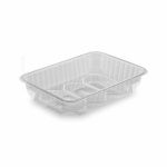 Vanička (PP) hranatá priehľadná 186 x 133 mm 500ml [50 ks]